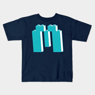 THE LETTER M, by Customize My Minifig Kids T-Shirt